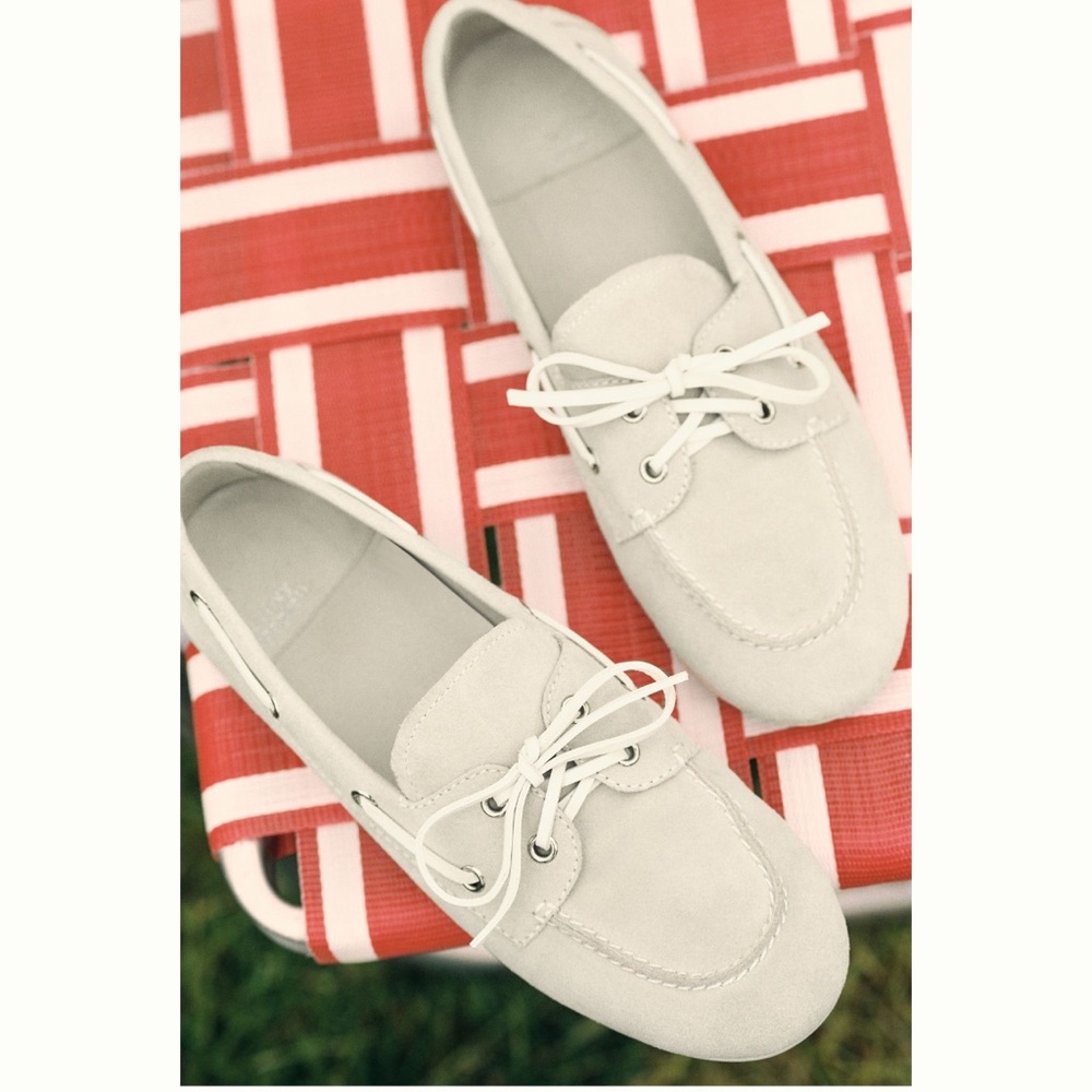 NWT Jeffrey Campbell Boast Boat Shoes Slip On Leather Suede